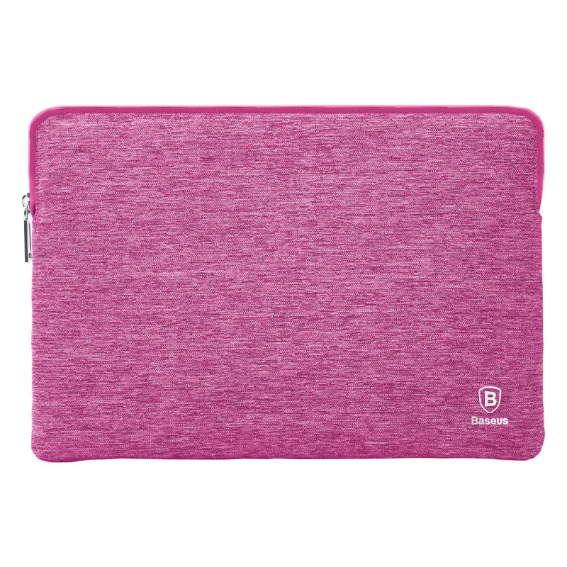 Новая сумка для ноутбука Baseus, чехол для Macbook Pro 13, 15 дюймов,,, A1706, A1707, A1708, водонепроницаемый мягкий чехол - Цвет: Rose Red