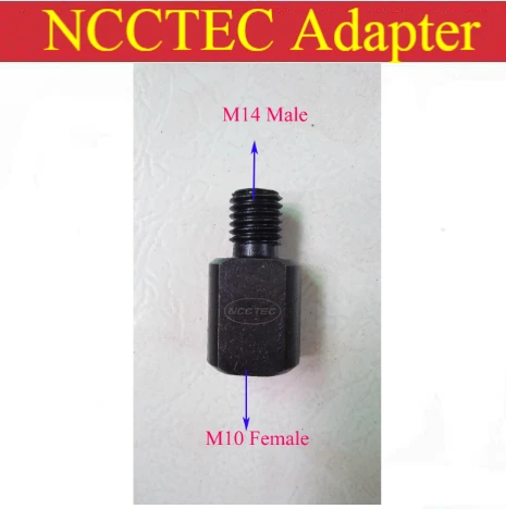 NCCTEC Adaptor adapter screw thread M14 male External thread-M10 female Internal thread Reducer for Angle Grinders polishers