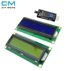 16x2 синийжелтый модуль дисплея цифровой подсветки плата для Arduino IIC I2C TWI последовательный интерфейс SPI 1602 символ LCD 5V