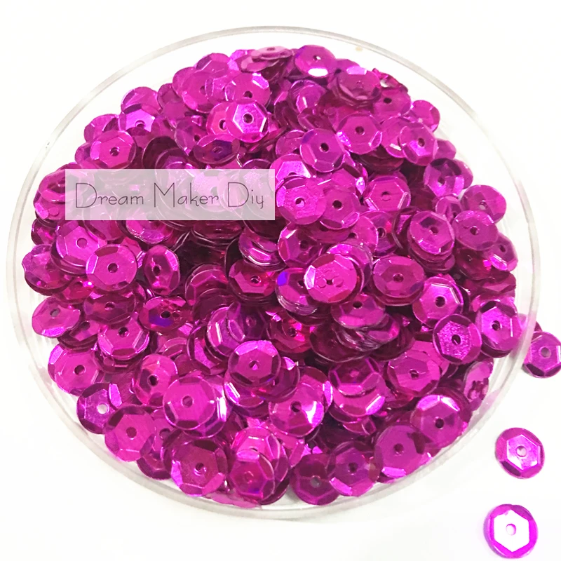 5000 шт. (50 г) 6 мм пайетки в форме чашки для шитья рукоделия скрапбукинга искусство