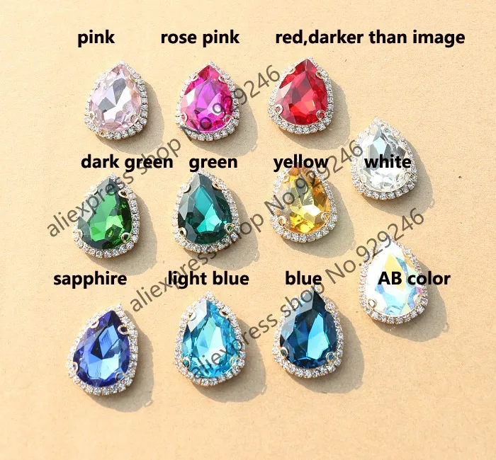 2 шт./упак. Необычные большие стеклянные Кристальные Стразы со стразами шитые