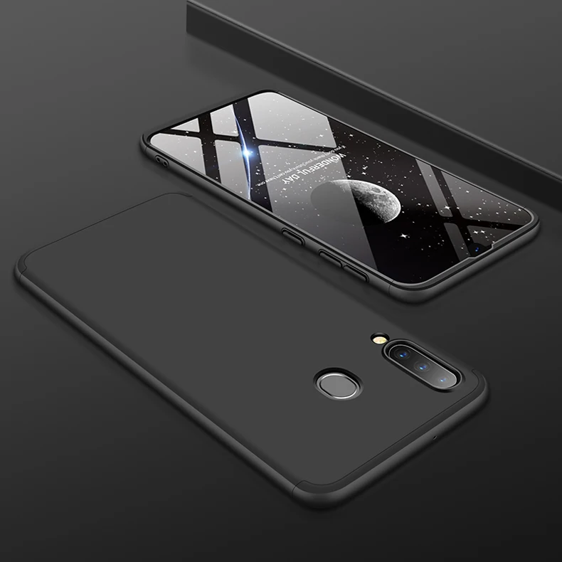 Black Для samsung Galaxy A30 чехол 360 полная защита противоударный 3in1 для samsung A50 A40 A20 A10 A30 S10 плюс S10e чехол для телефона чехол - Цвет: Black