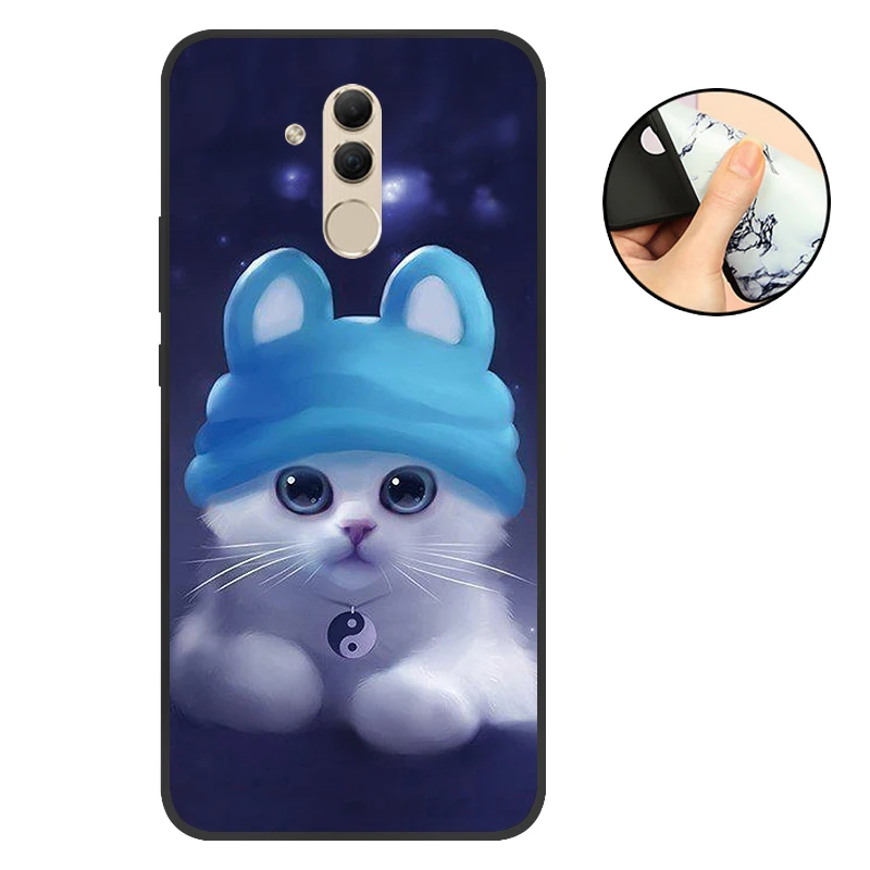 Чехол Funda для Huawei Mate 20 Lite силиконовый чехол Mate20 Мягкий Матовый Бампер 6 3 дюйма