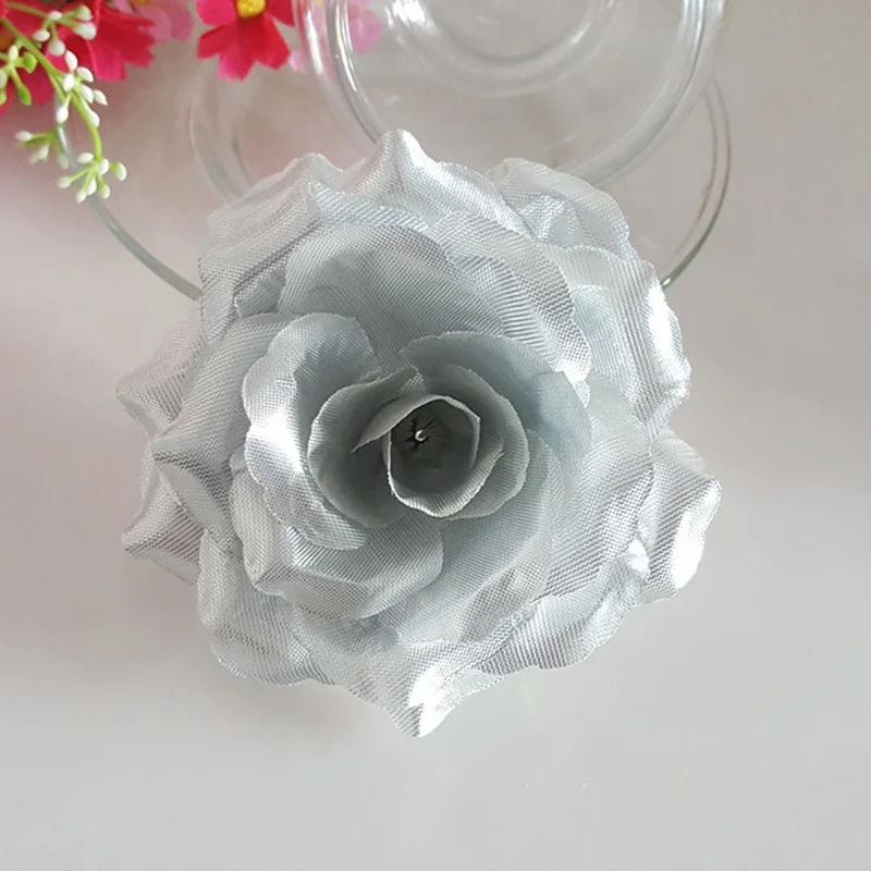 Горячая Распродажа DIY 1 шт. 10 см Роза 3D цветок головка украшение для дома вечерние