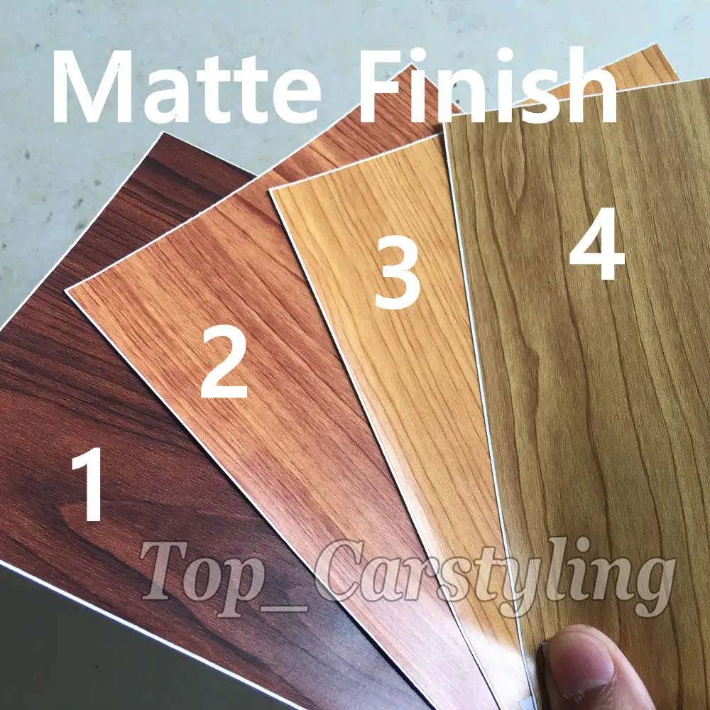 Темное тиковое дерево текстурированная виниловая оберточная Наклейка Лист