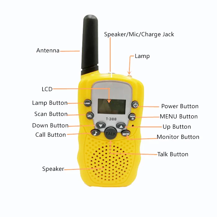 Child Walkie Talkie T-388 outdoor family activity two way radio | Мобильные телефоны и аксессуары
