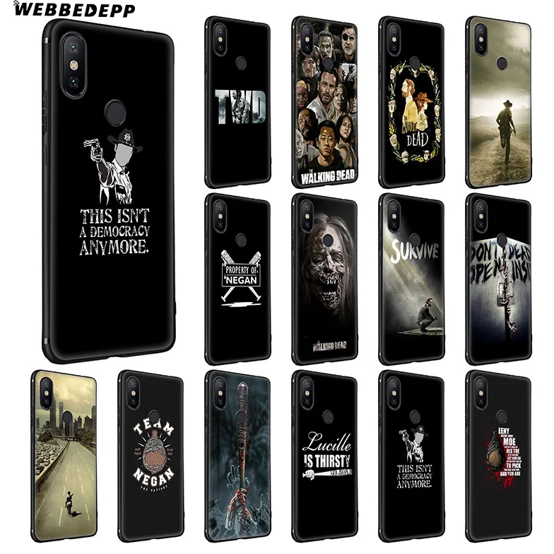 WEBBEDEPP Ходячие мертвецы мягкий силиконовый чехол для Xiaomi Redmi Note 7 6 6A 5 4 4X 4A S2 Plus Pro Lite