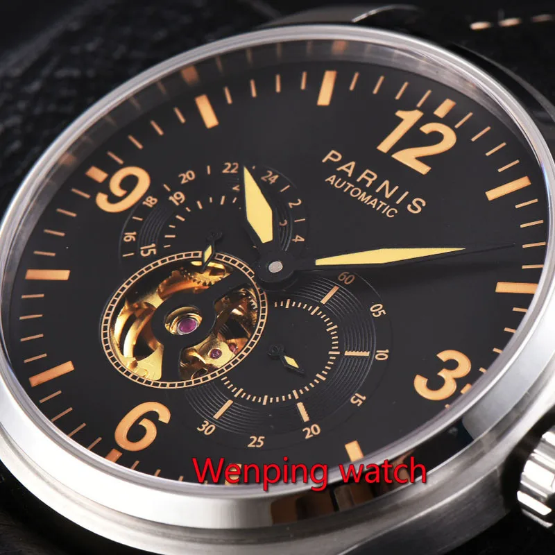 

Автоматические наручные часы Parnis W2496, 44 мм, 21 дюйм