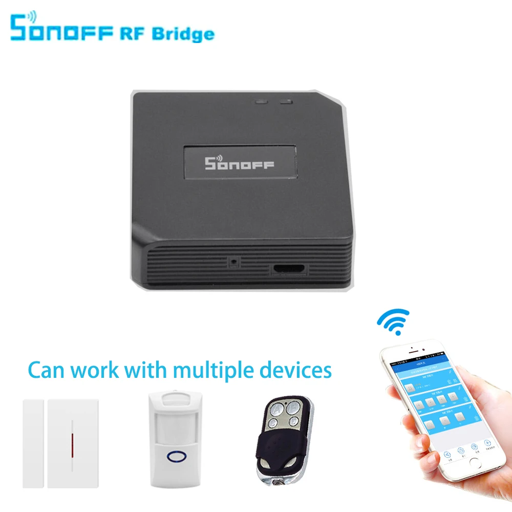 Sonoff RF мост 433 конвертировать мгц радиочастотный пульт дистанционного управления