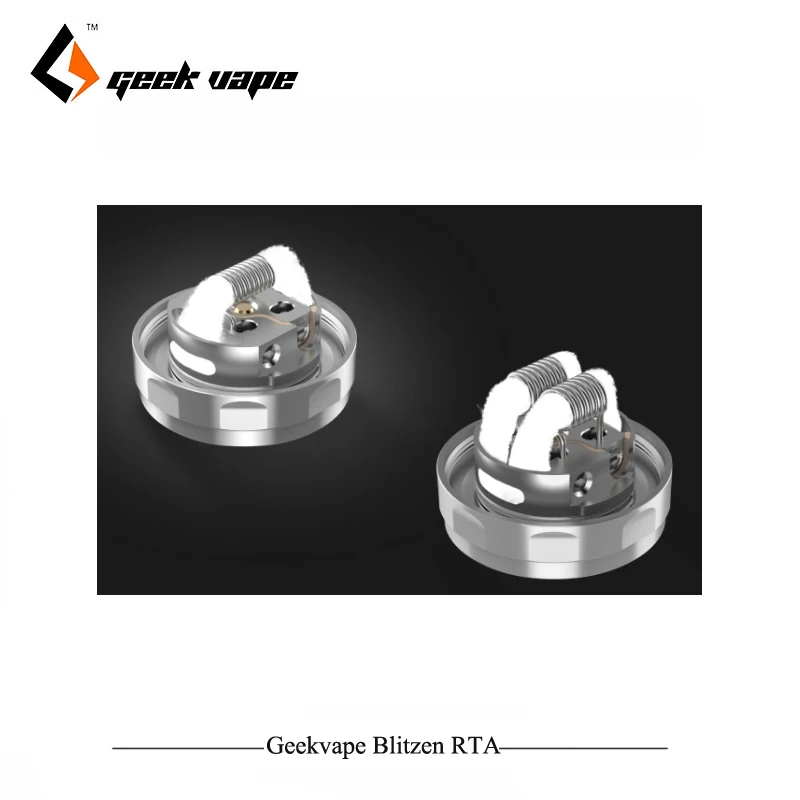 Оригинальный атомайзер GeekVape Blitzen RTA емкость 5 мл диаметр 24 мм поддерживает двойную