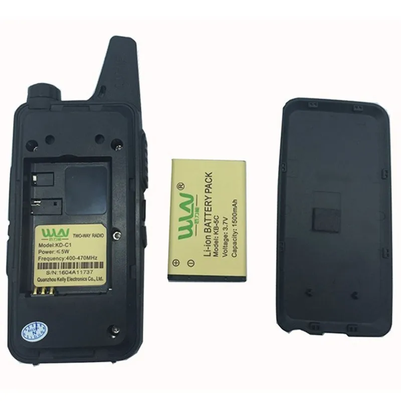 KDC1 Мини Ручной fm трансивер KD C1 UHF двухстороннее радио Ham коммуникатор HF cb