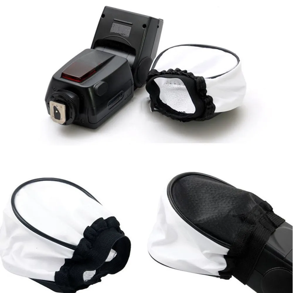 Универсальный мягкий рассеиватель вспышки камеры портативный тканевый софтбокс