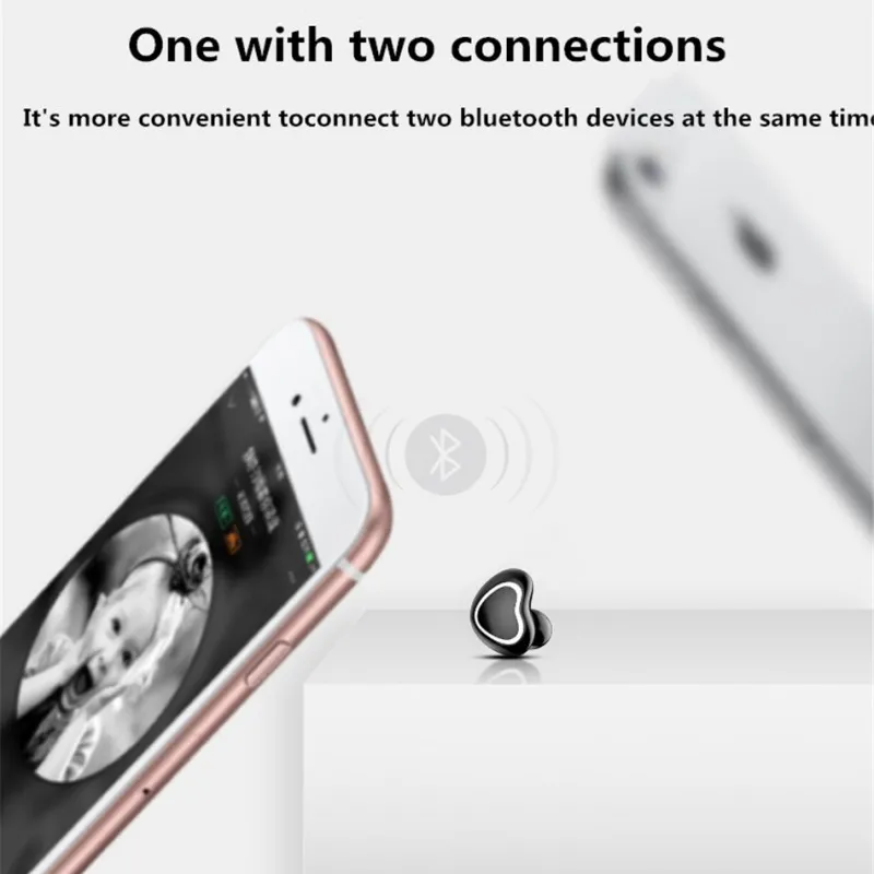 X7 мини наушники-вкладыши Bluetooth Беспроводные спортивные наушники с микрофоном