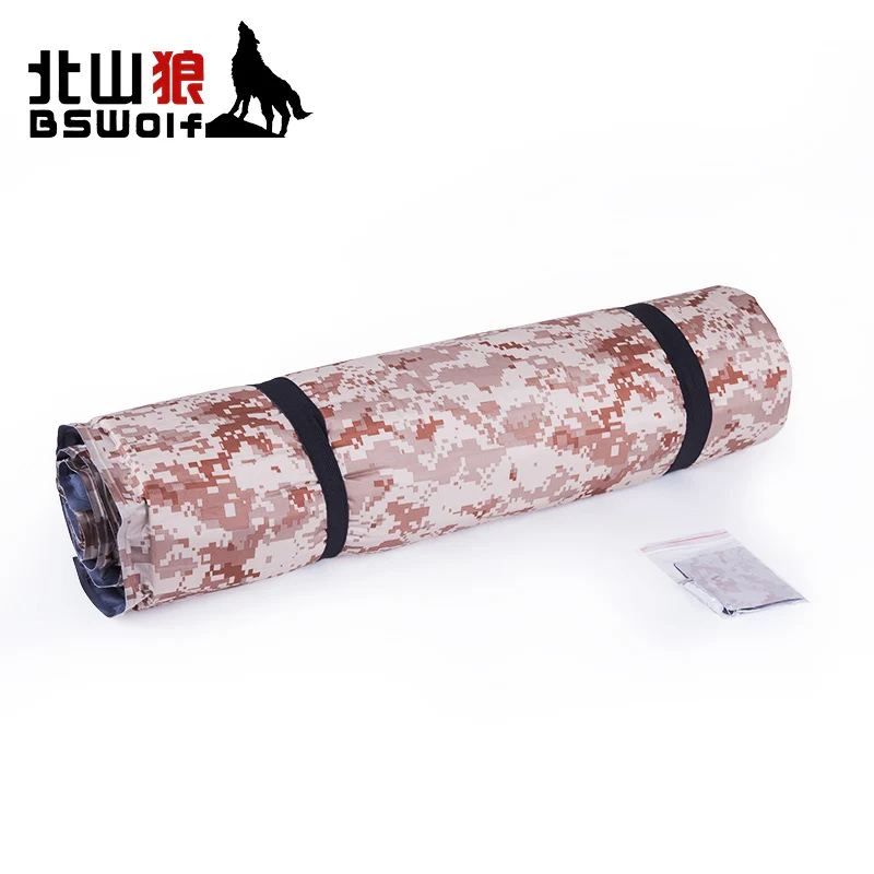 BSWolf двойная Автоматическая надувная подушка цифровой камуфляж матрас