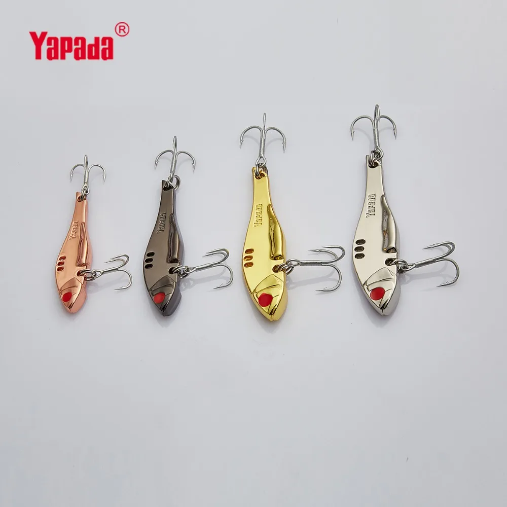 YAPADA VIB 307 длинный нож 10 г/15 г/20 г/25 г тройной крючок 50 мм/57 мм/65 мм/68 мм Металлические