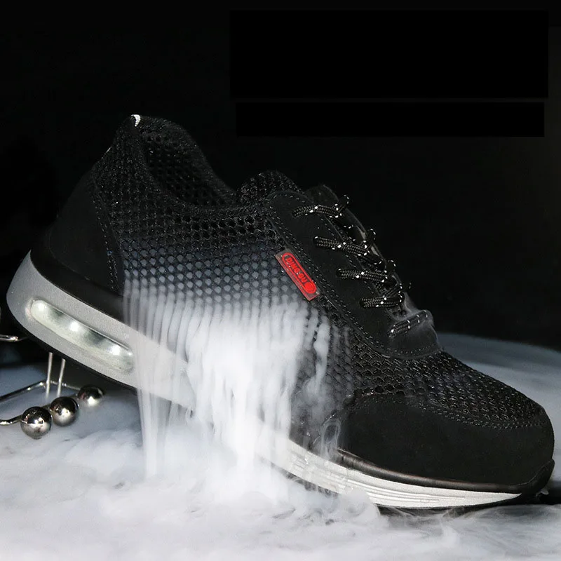 Строительные мужские уличные рабочие ботинки со стальным носком большие размеры