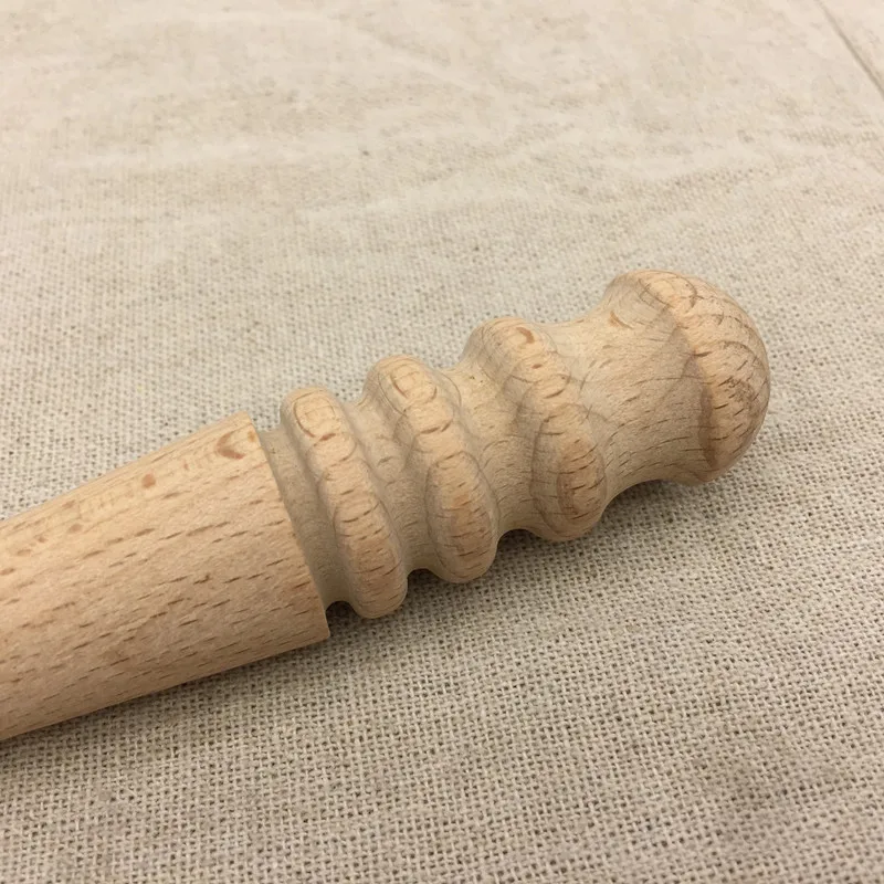 1 шт. искусственная кожа слайкер круглая древесина разные размеры|burnisher leather|leather