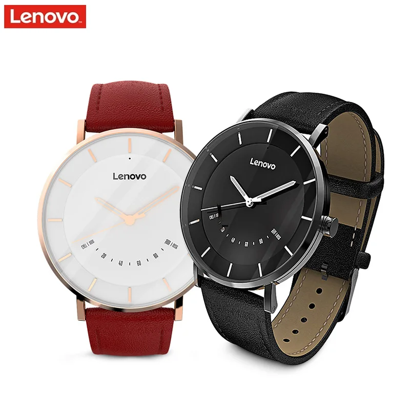Оригинальный lenovo часы S Bluetooth Smartwatch 5ATM Водонепроницаемый умные кварцевые фитнес