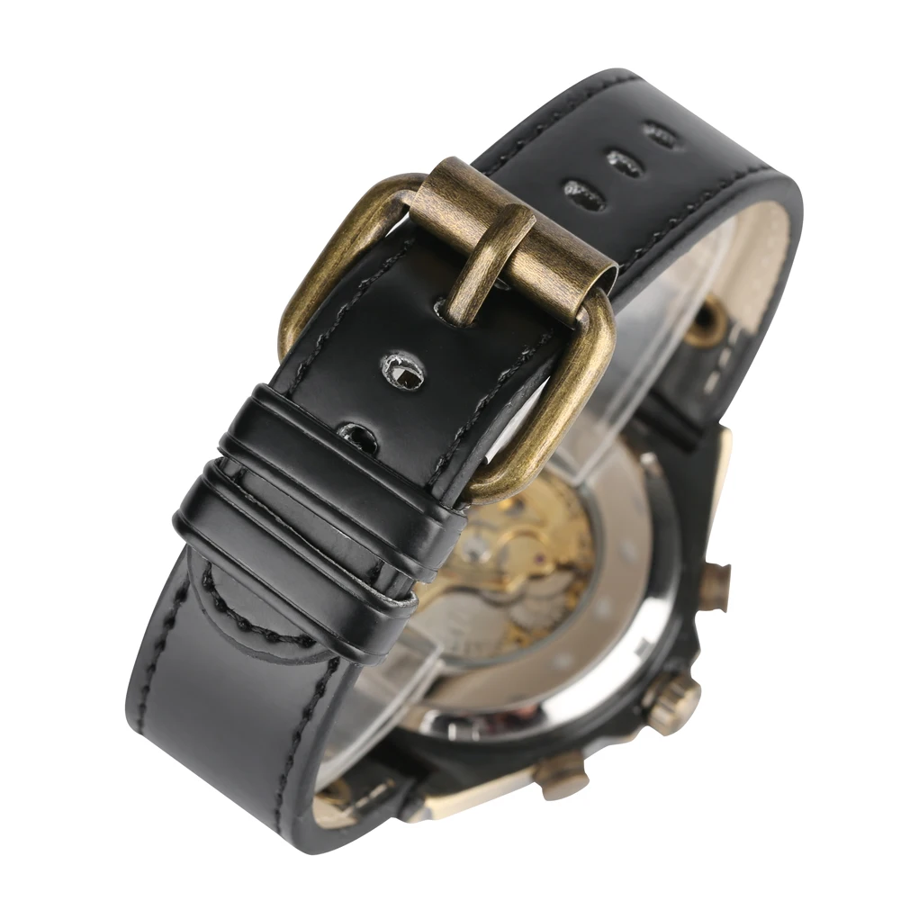 Мужские Ретро автоматические механические наручные часы деловые элегантные