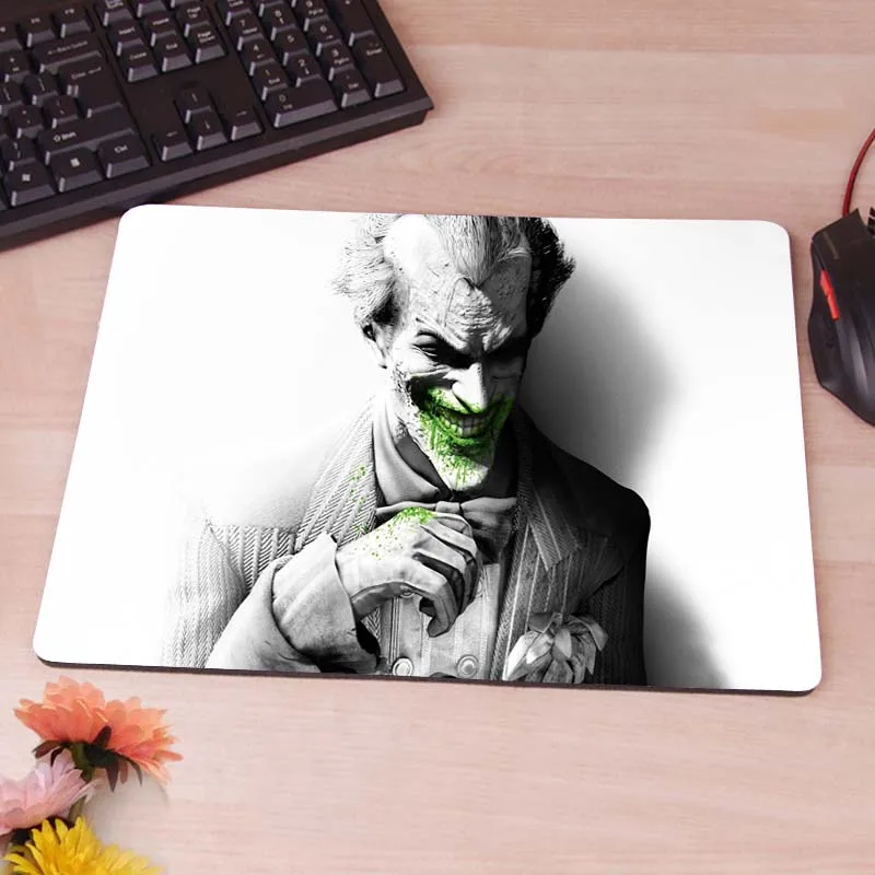 MaiYaCa Batman Arkham City, Joker, Heath Ledger игровые геймерские Мыши Mause коврик для мыши резиновый Нескользящий Резиновый Коврик - Цвет: 25X29CM