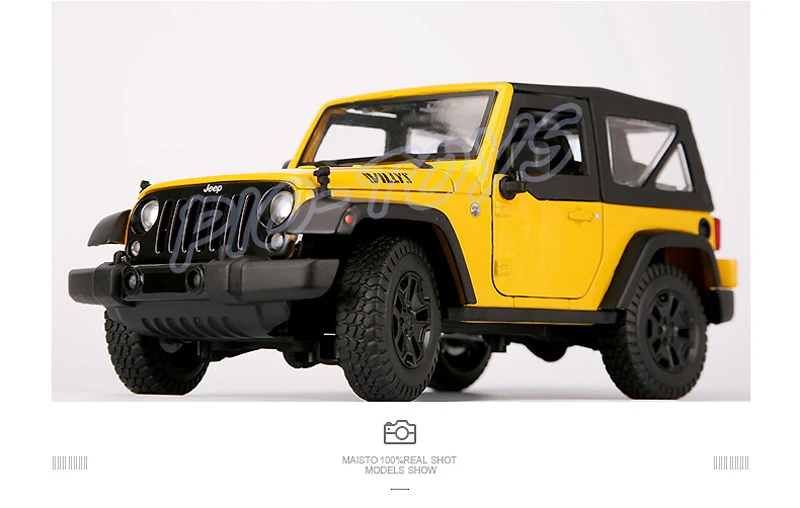 Новогодний подарок Willys 1/18 большая модель автомобиля внедорожника джипа серии