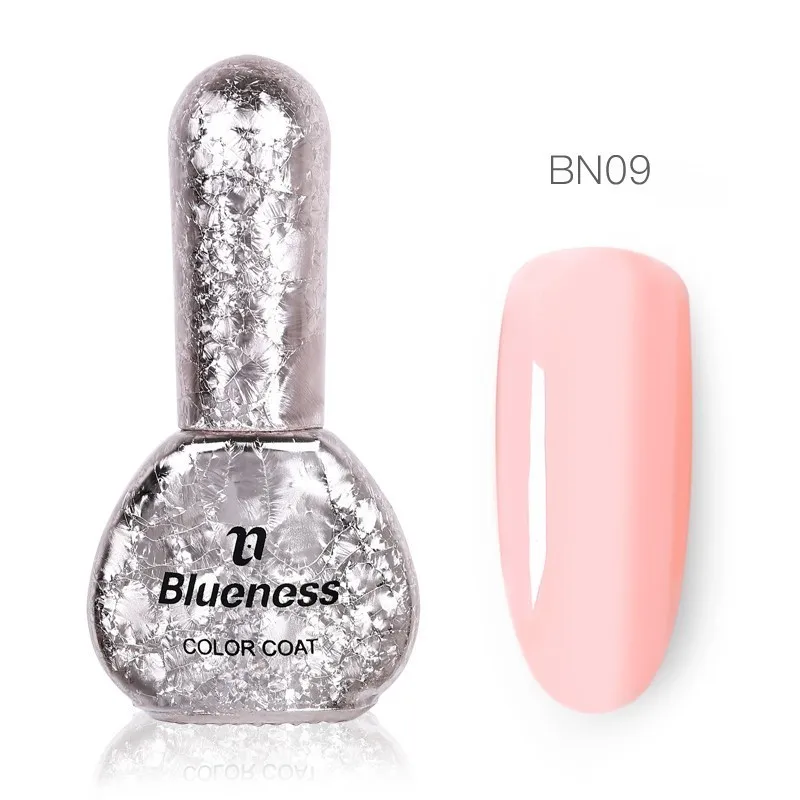 BN09 Blueness 6 мл Гель-лак для ногтей розовая серия 12 чистый цвет долговечный замачиваемый лак для ногтей полигель для ногтей художественные талисманы - Цвет: BN09