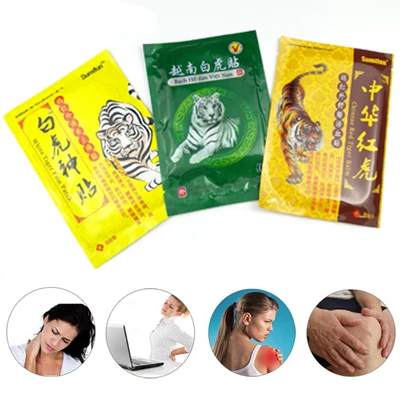 Mixed 24Pcs Chinese Medical Hot Tiger Balm Vietnam Muscle Rthritis Adhesive Rheumatism Pain Plaster Relieving Patch Health Care - Цвет: Mixed