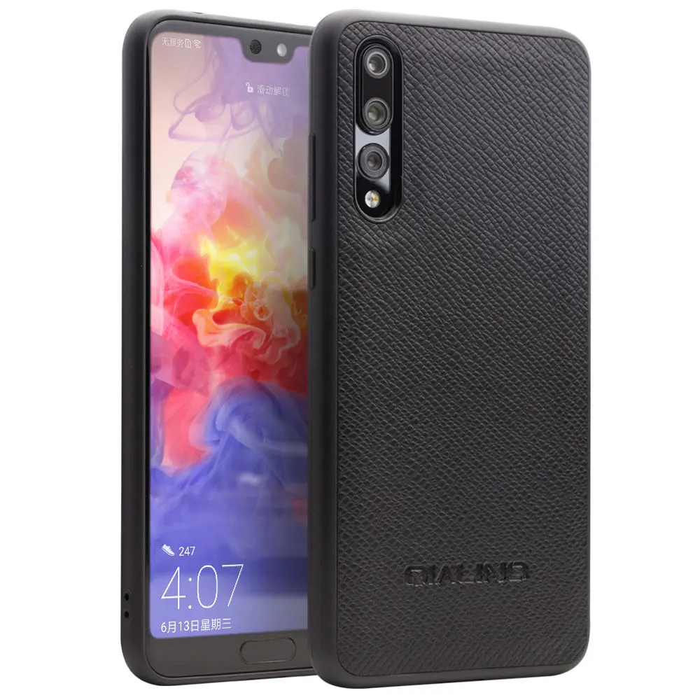 Чехол QIALINO из натуральной кожи с откидной крышкой для Huawei Ascend P20 Pro 6 1
