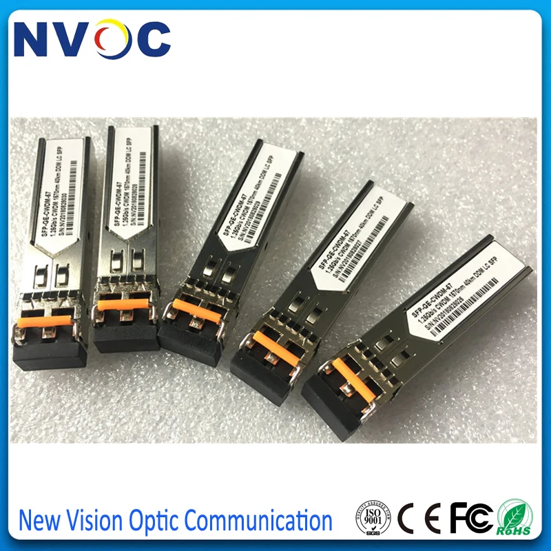 1 25 г 1570нм 40 км CWDM SFP трансивер с DOM 1270 1610нм двойное волокно LC оптический модуль