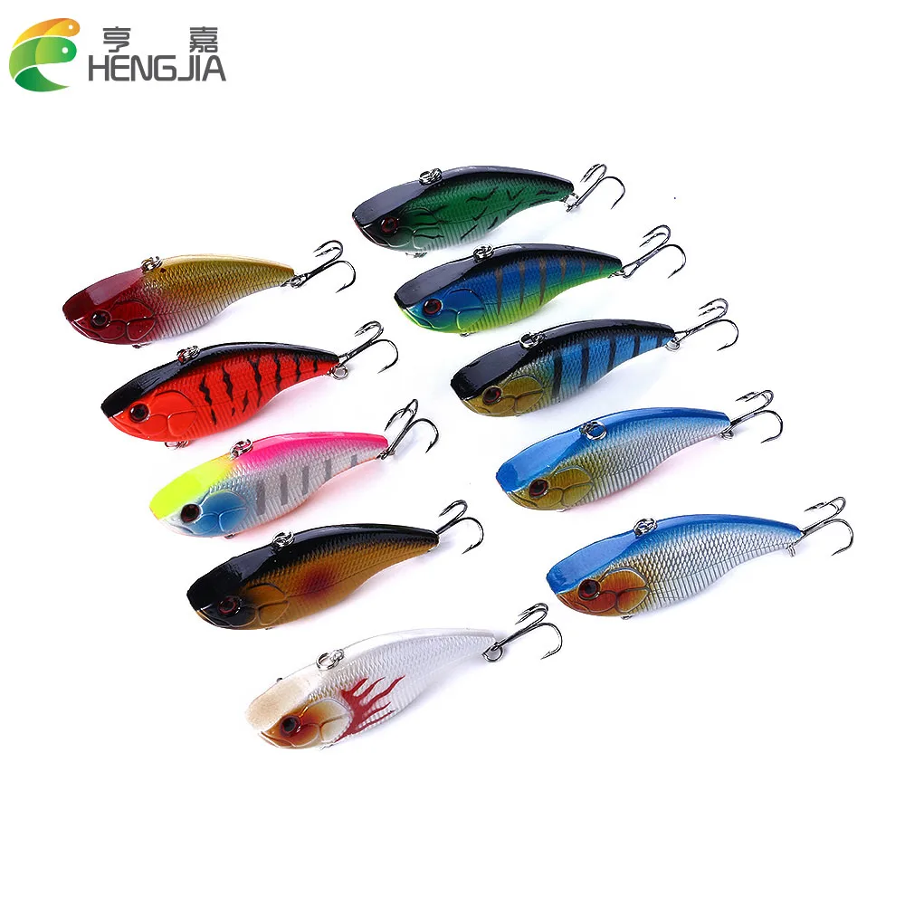 HENGJIA 1 шт. 7 5 см 18 г 6 # крючки game VIB жесткие рыболовные приманки воблер для оня куня