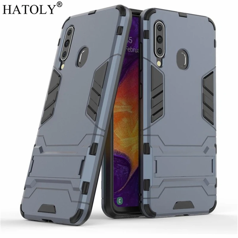 HATOLY армированный чехол для Samsung Galaxy A60 противоударный робот силиконовый