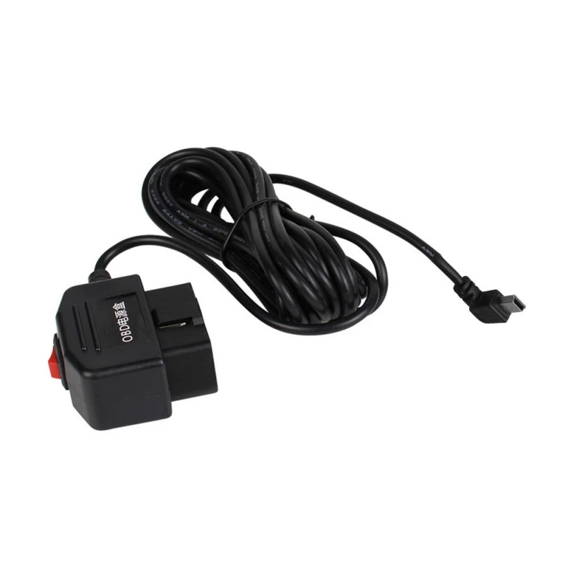Новый Универсальный Obd диктофон для вождения 12 В до 5 3 м USB кабель блок питания