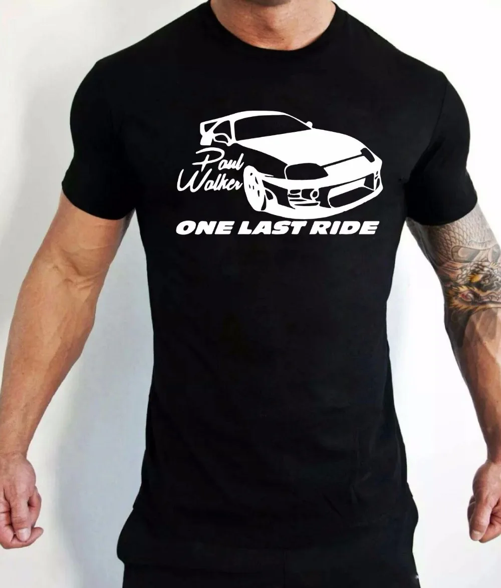 2019 мужские забавные классические футболки с надписью The Fast And Furious One Last Ride крутые