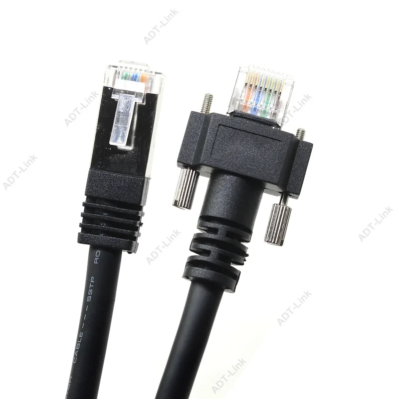Кабель RJ45 GIGE с винтовым креплением гигабитные кабели Ethernet гибкость и