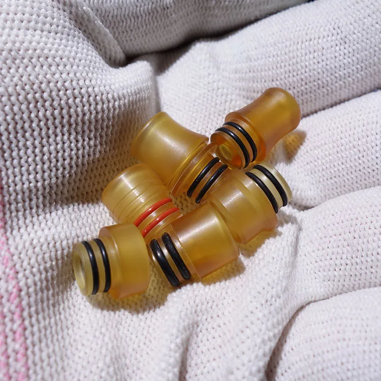 Капельный наконечник mtl 510 1 шт. для вейпа mini yellow PEI ultem насадки атомайзера thread RTA RDA