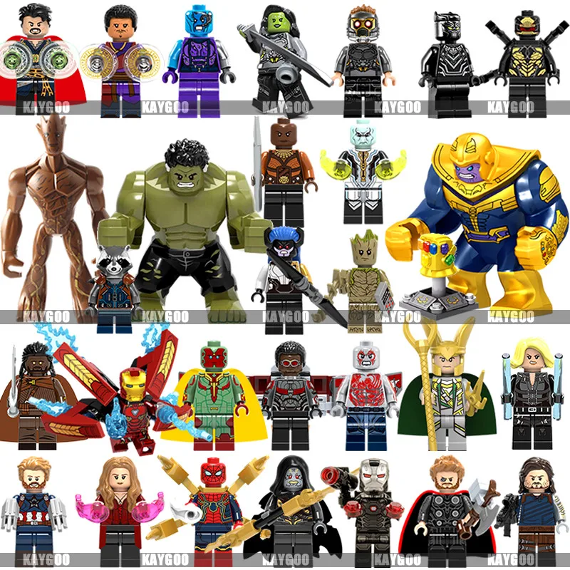 Железный человек Marvel Мстители супер герой фигурка legoings строительные наборы