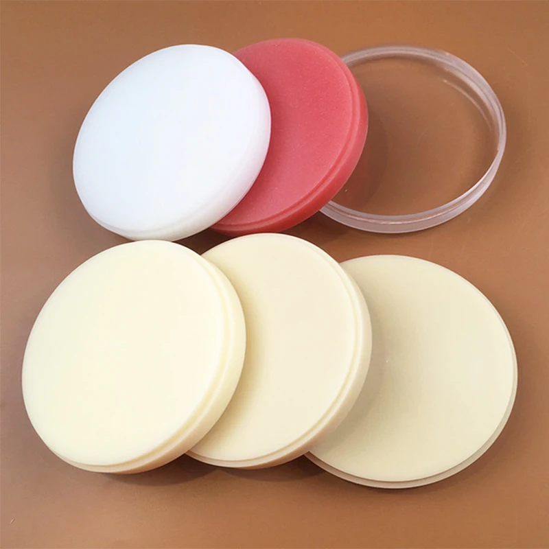 

6 Pieces OD98x16mm A1/A2/A3/A0/Clear/Pink Color Polymethyl Methacrylate Dental PMMA Blocks for Denture Prosthesis