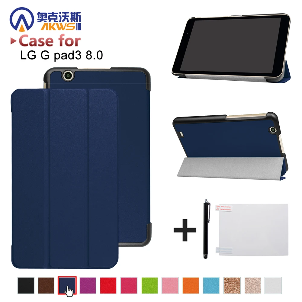 Folio Stand Искусственная кожа чехол для LG Gpad 3 8.0 LGT02 Япония Версия планшет + подарок|lg