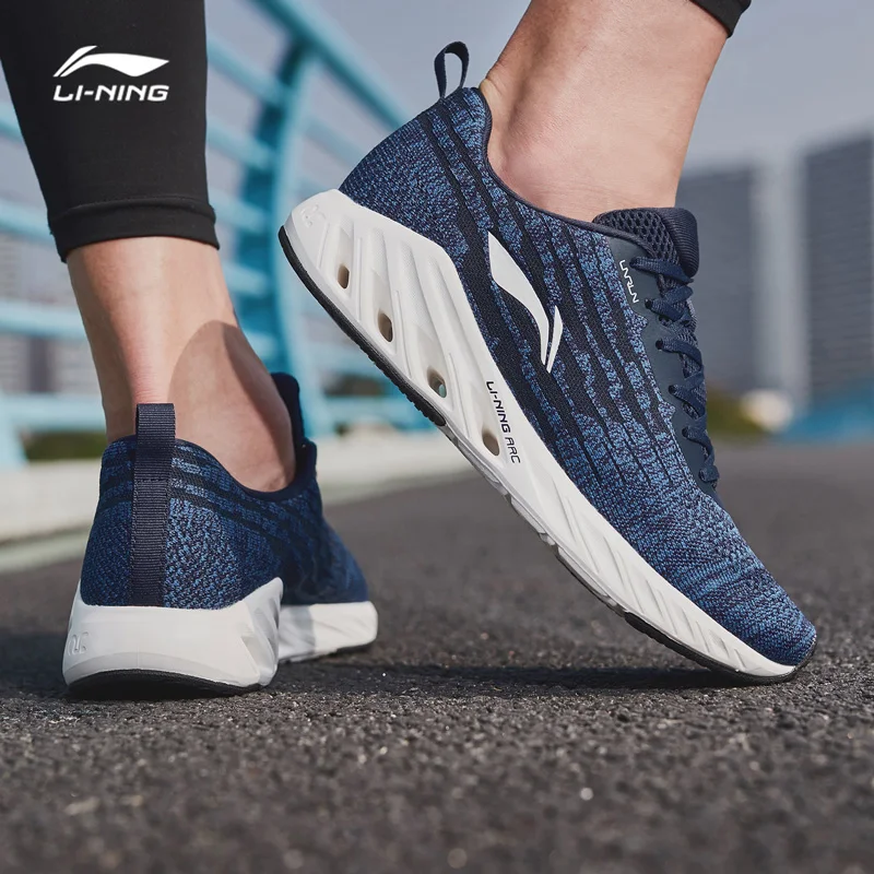 Li-Ning мужские кроссовки LN ARC с подкладкой из дышащей пряжи, спортивные кроссовки ARHN083 XYP805