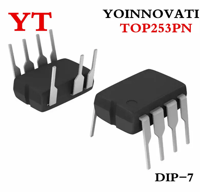 10 шт./лот TOP253PN TOP253 DIP-7 IC лучшее качество | Электронные компоненты и принадлежности