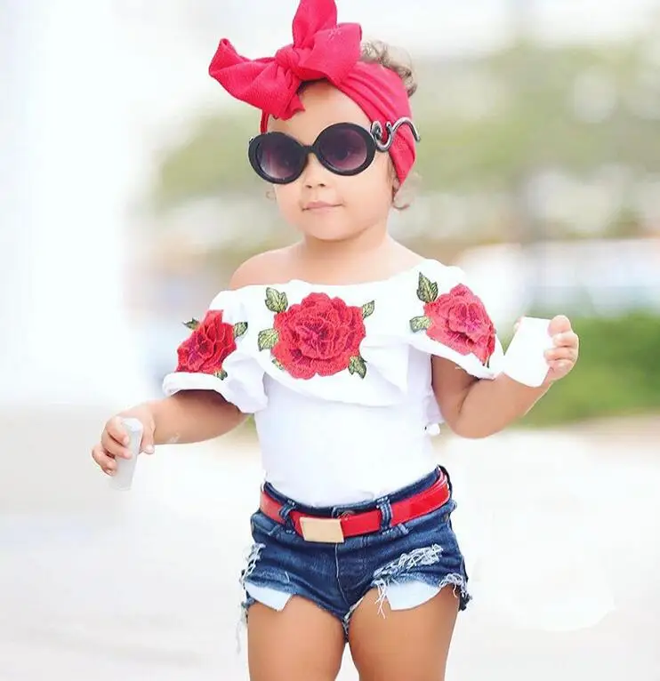 AiLe Rabbit/Новинка 2018 комплекты одежды для девочек одежда малышей детская футболка +