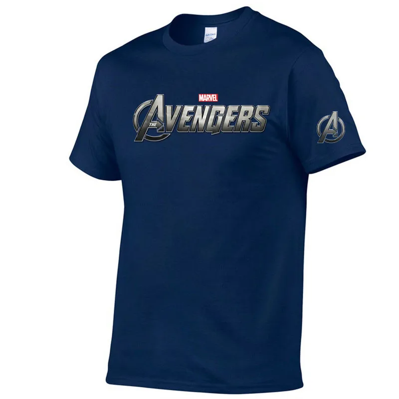2019 Новый с принтами &quotMarvel&quot &quotМстители&quot Для Мужчин's футболка Летняя мода 100%