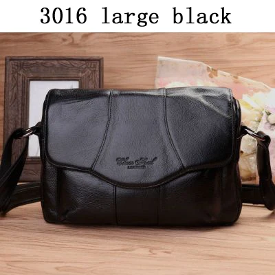 3016 large black Cheer Soul женская сумка из натуральной кожи, женская сумка через плечо, роскошные сумки, сумка-мессенджер, модная женская большая сумка-тоут, кошелек - Цвет: 3016 large black
