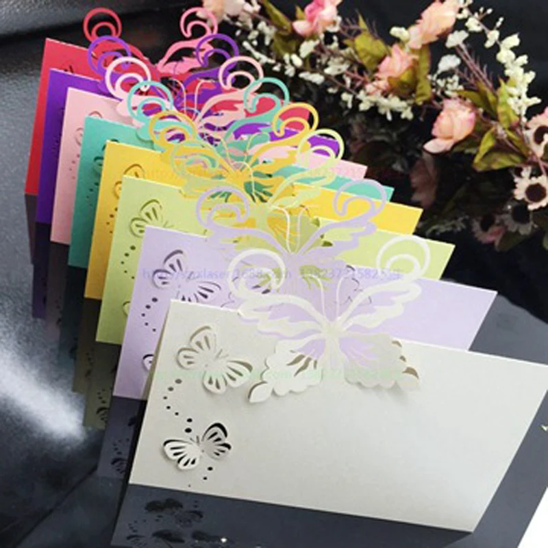 50 шт. декоративные карты в виде бабочек|card gift|card birthdaygift card birthday |