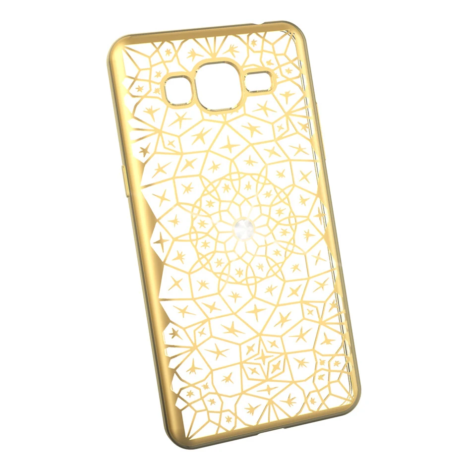 Dagudon мягкий чехол TPU для Samsung Galaxy J2 премьер G532 Роскошные Bling силиконовый Алмазный