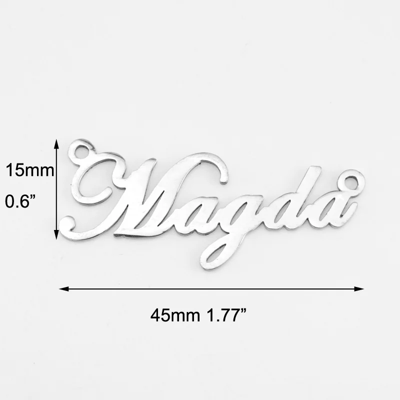 100 шт. подвески из нержавеющей стали в форме сердца|charm tags|pendant charmscharm fashion |