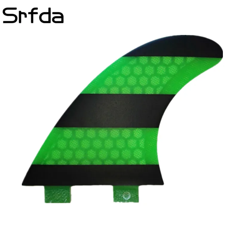Плавники для серфинга srfda для FCS box, плавник для доски для серфинга с беберибергласом, медовая расческа из углеродного волокна (три комплекта), плавник для серфинга, бесплатная доставка