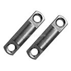 Пакет 2 Нержавеющаясталь Дайвинг Diver палец катушка на сайте alibaba Вертлюги-предотвратить линии скручивания