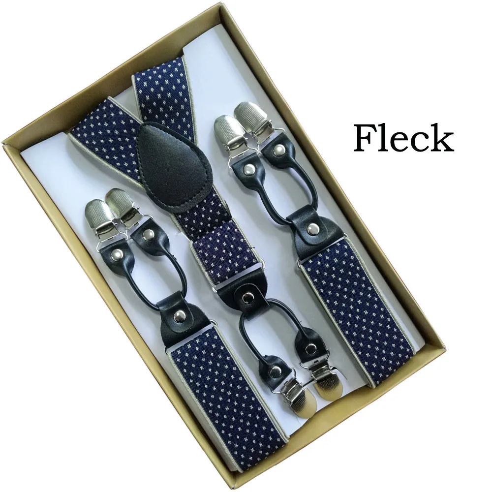 6 клип Для Мужчин's Подтяжки для женщин Кожезаменитель мужчин подтяжки