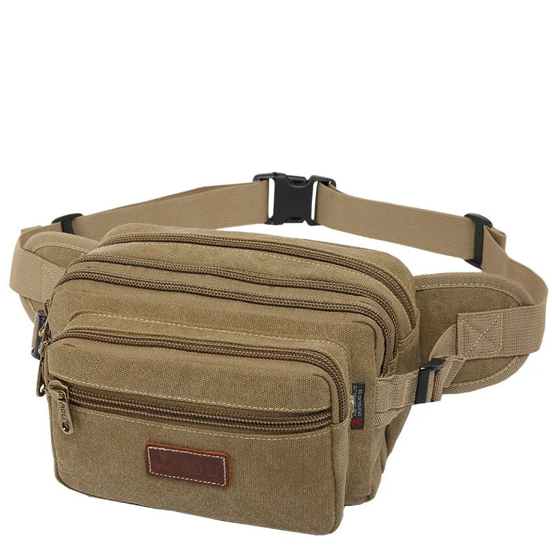 ZYJ мужские спортивные холщовые поясные сумки женская сумка для езды на